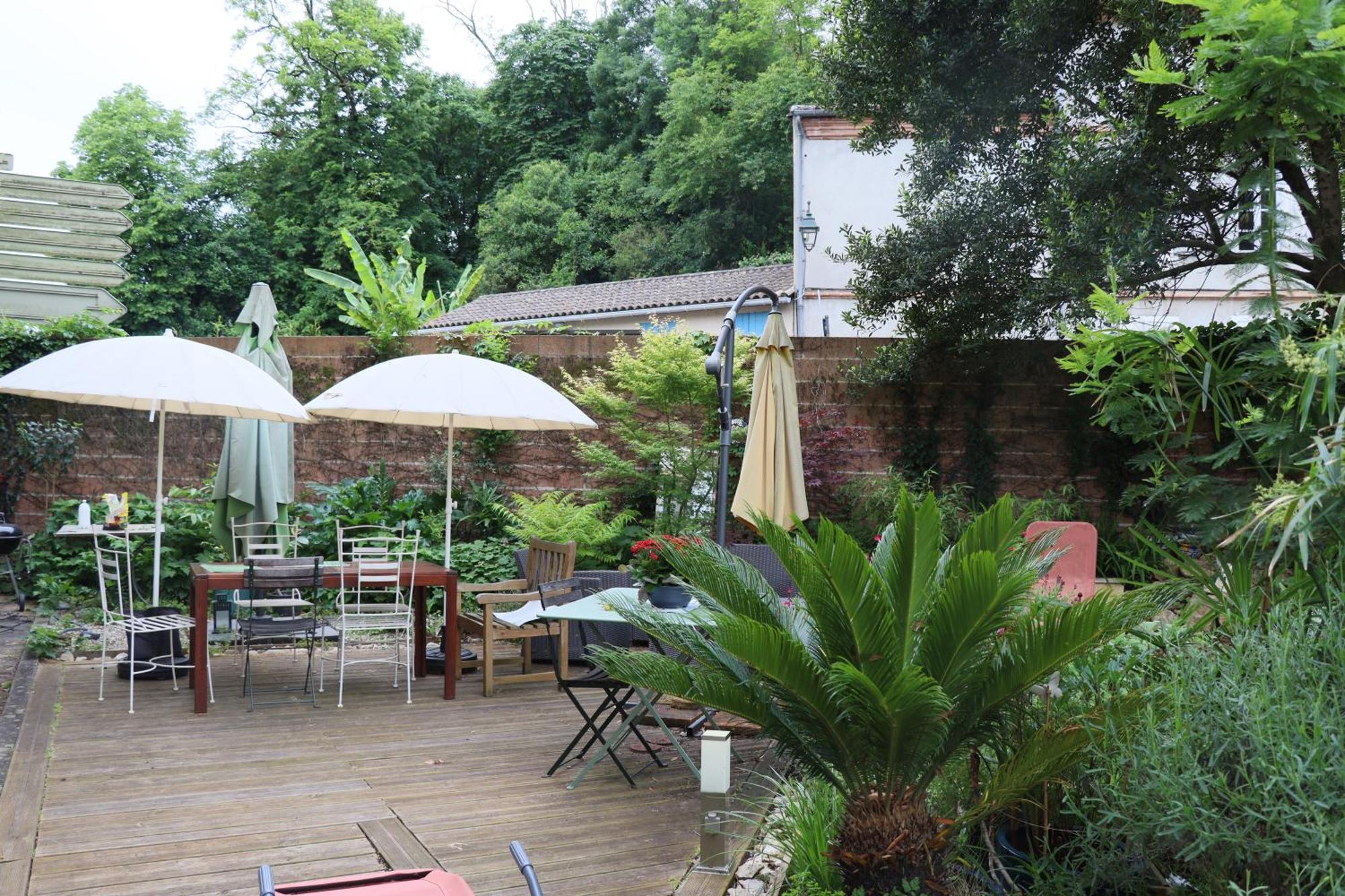 Bed and Breakfast Au Jardin Moissac Exterior foto